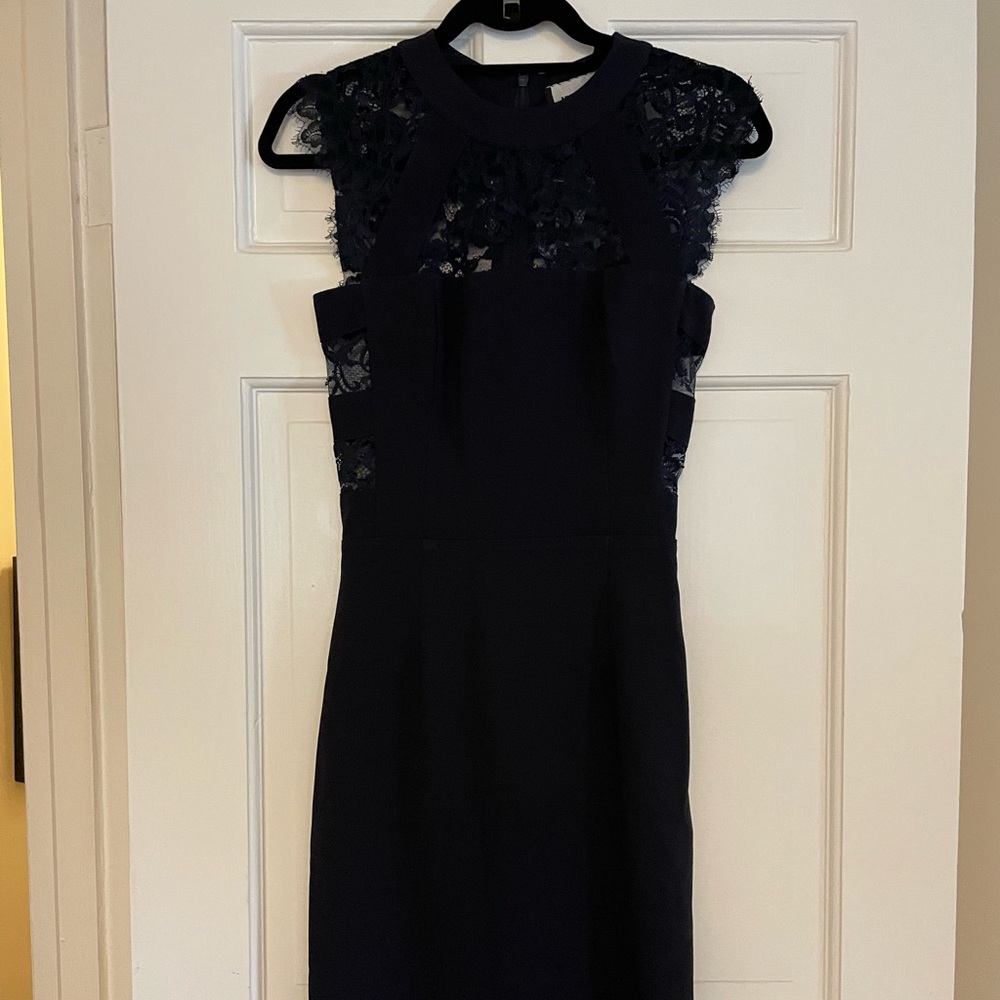 Navy Blue Cocktail Dress